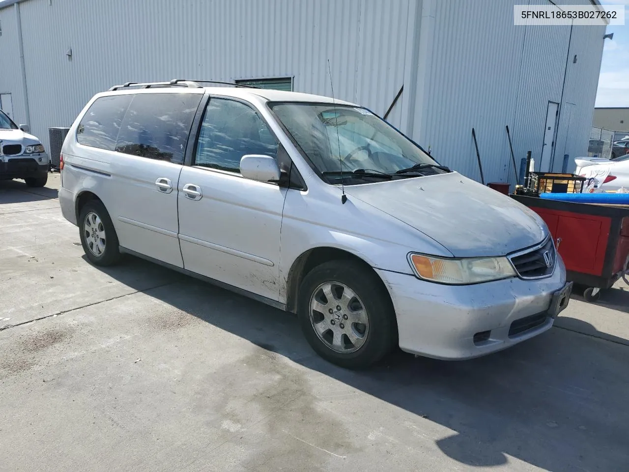 2003 Honda Odyssey Ex VIN: 5FNRL18653B027262 Lot: 79129454