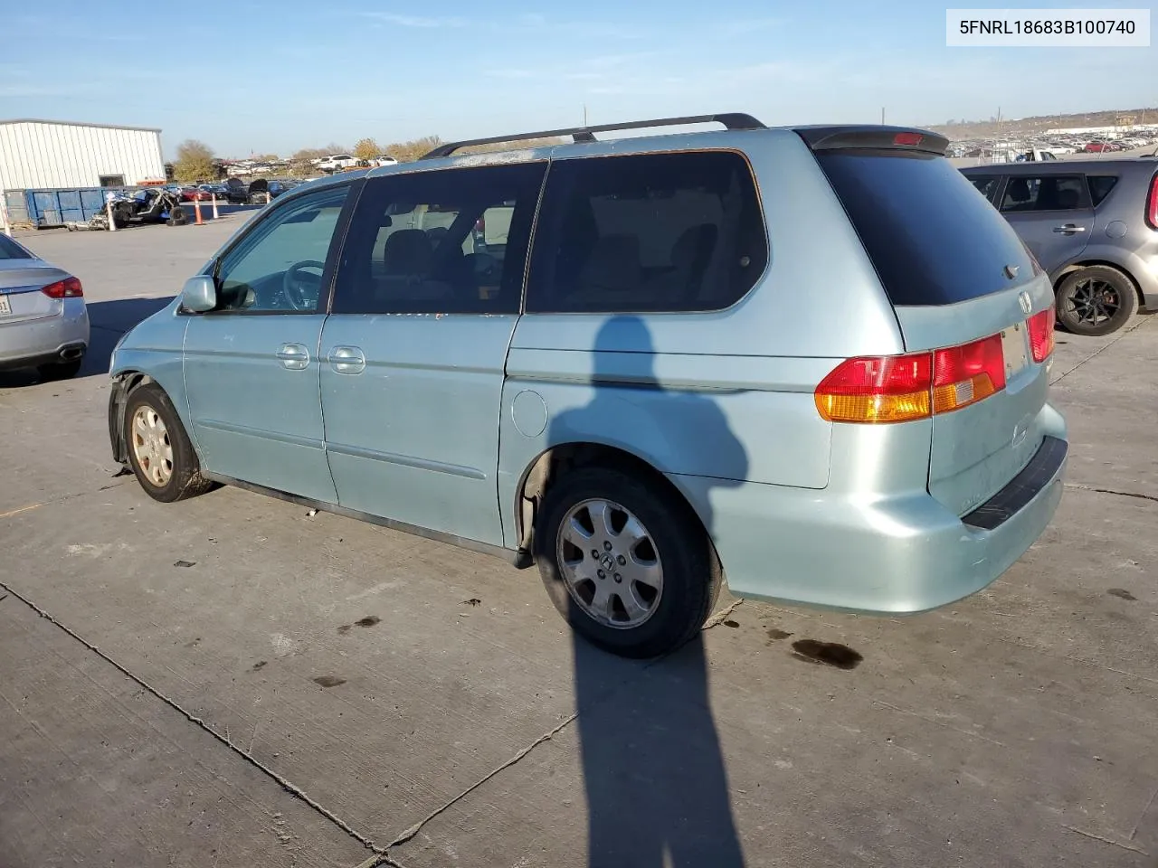 5FNRL18683B100740 2003 Honda Odyssey Ex