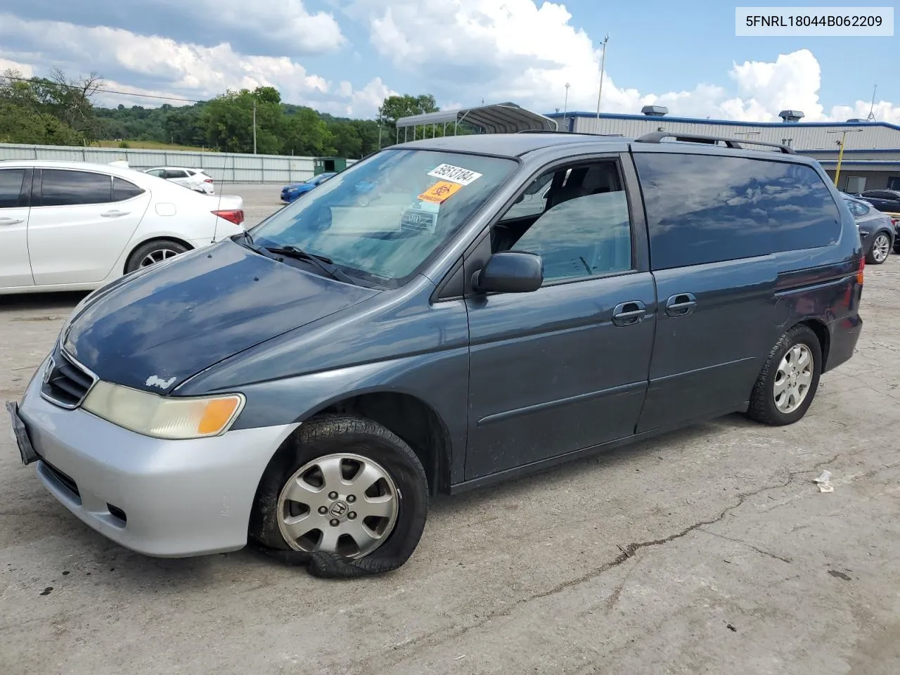 2004 Honda Odyssey Exl VIN: 5FNRL18044B062209 Lot: 59513184