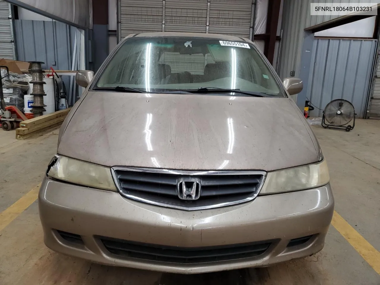 2004 Honda Odyssey Exl VIN: 5FNRL18064B103231 Lot: 69655104