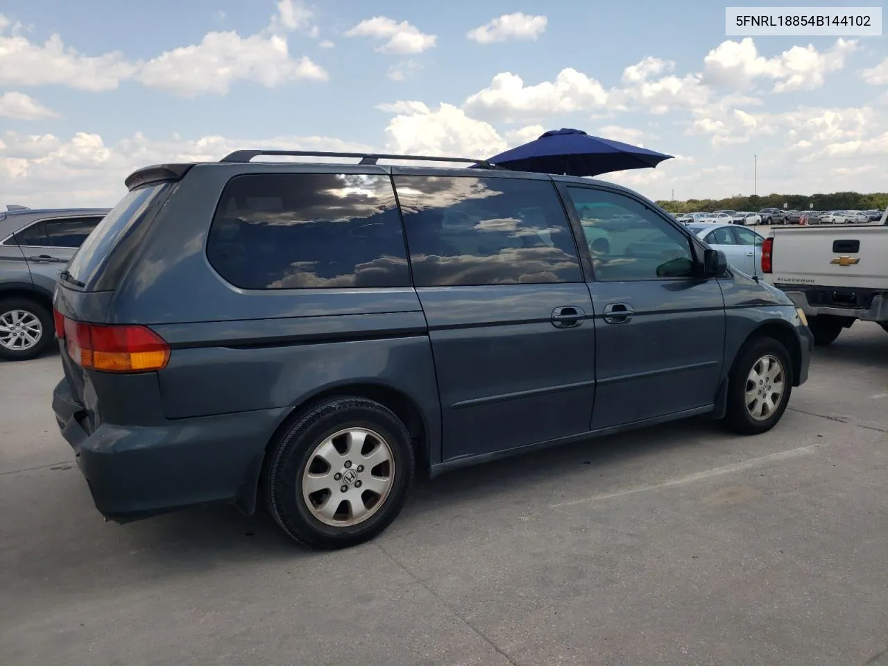 2004 Honda Odyssey Ex VIN: 5FNRL18854B144102 Lot: 70471104