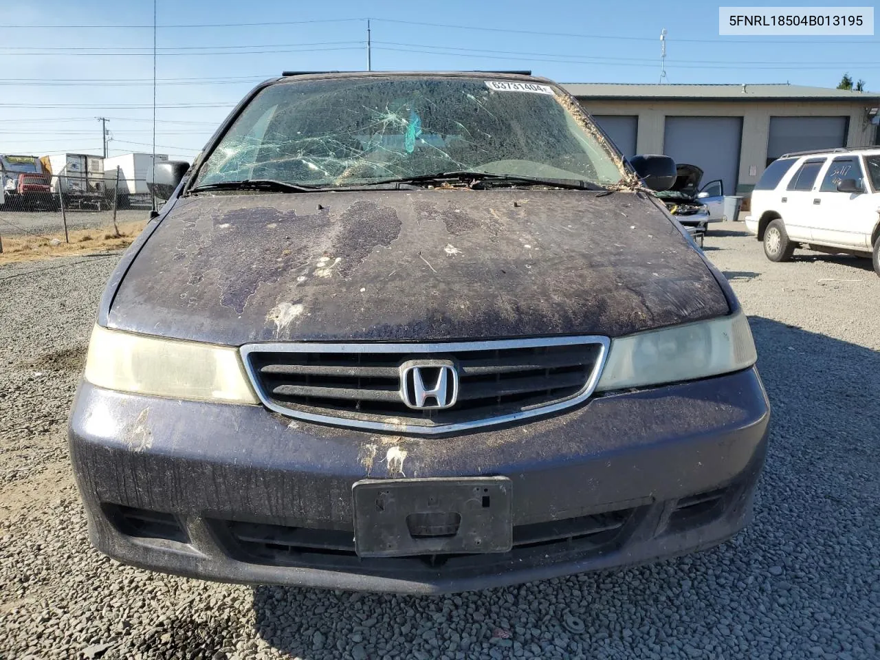 2004 Honda Odyssey Lx VIN: 5FNRL18504B013195 Lot: 71408994