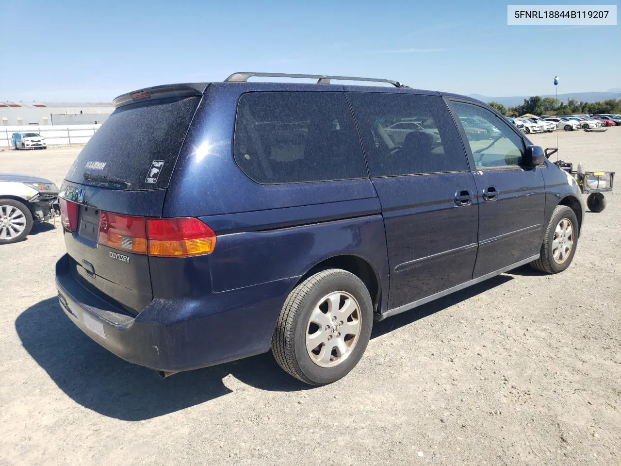 2004 Honda Odyssey Ex VIN: 5FNRL18844B119207 Lot: 71891114