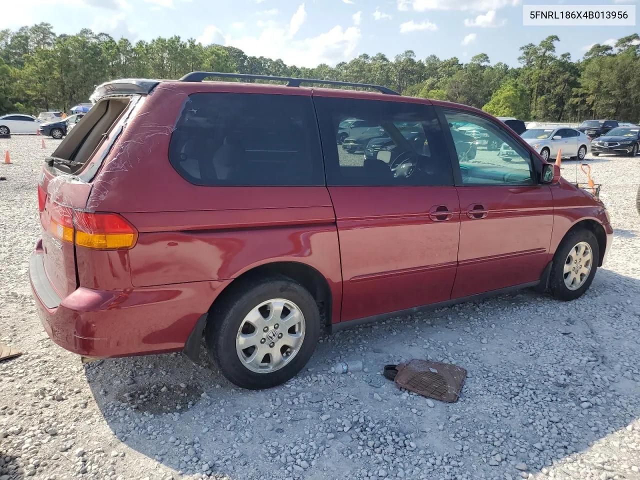 2004 Honda Odyssey Ex VIN: 5FNRL186X4B013956 Lot: 72087054