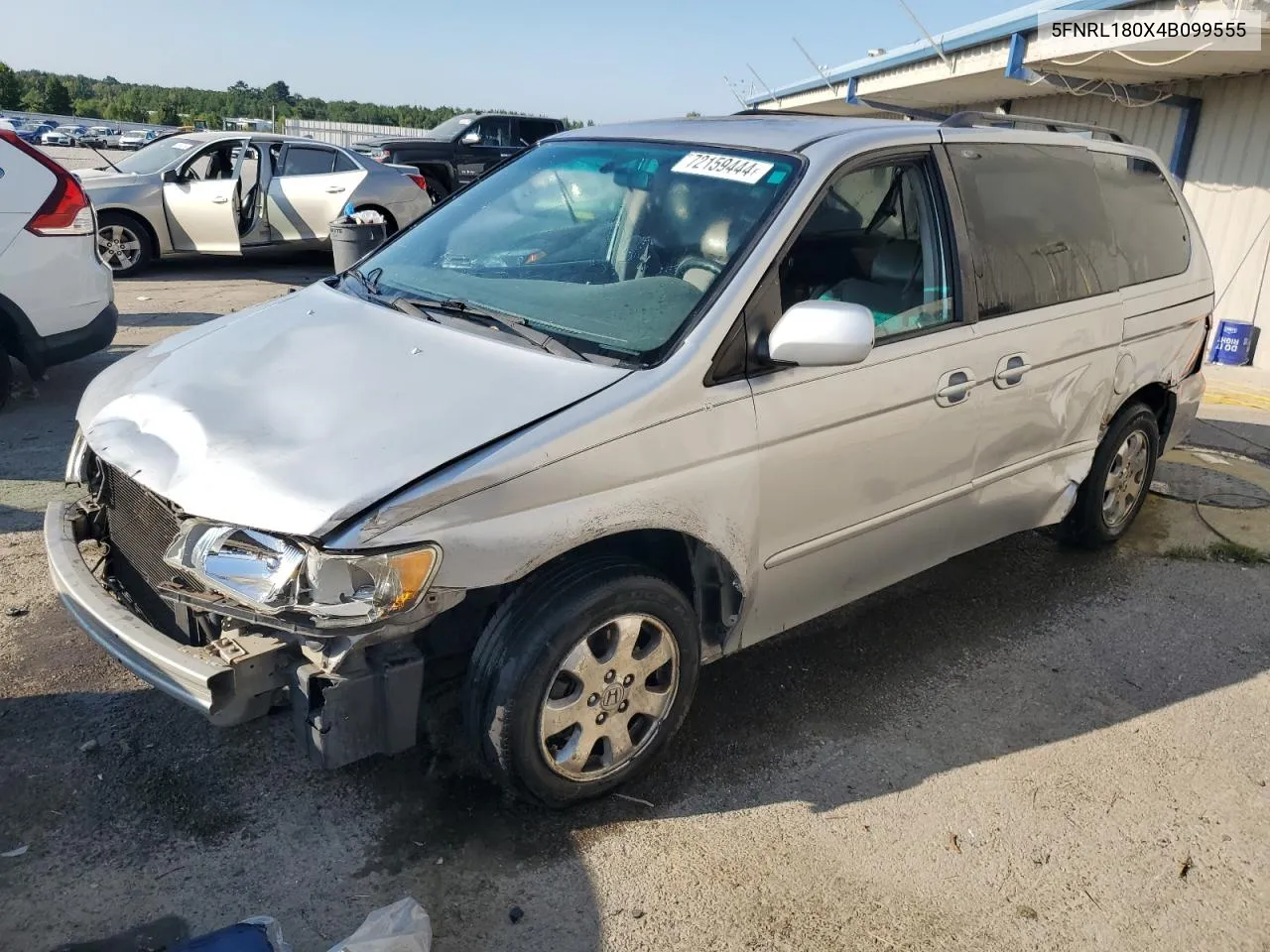 2004 Honda Odyssey Exl VIN: 5FNRL180X4B099555 Lot: 72159444