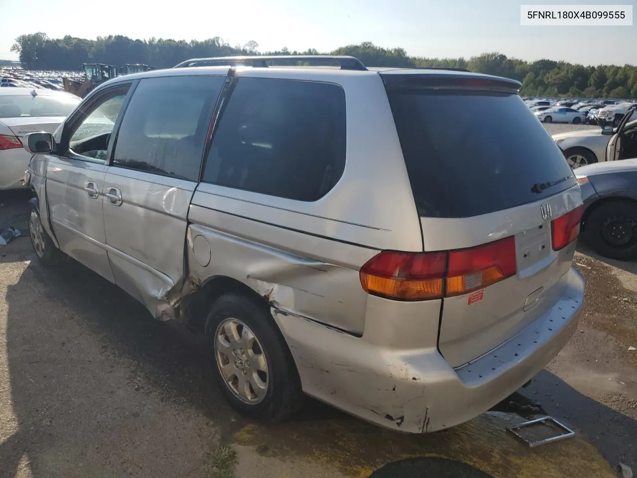 2004 Honda Odyssey Exl VIN: 5FNRL180X4B099555 Lot: 72159444