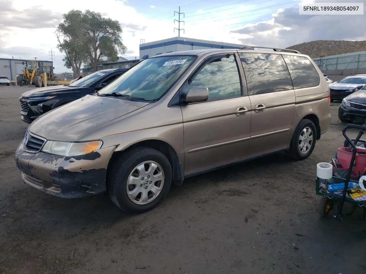 2004 Honda Odyssey Exl VIN: 5FNRL18934B054097 Lot: 72567934