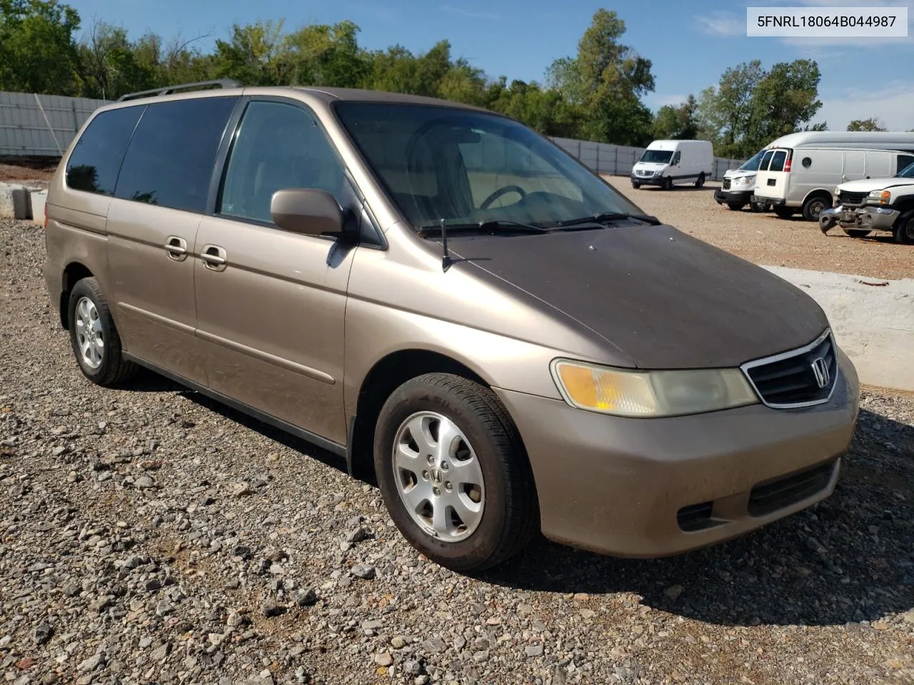 2004 Honda Odyssey Exl VIN: 5FNRL18064B044987 Lot: 72983914