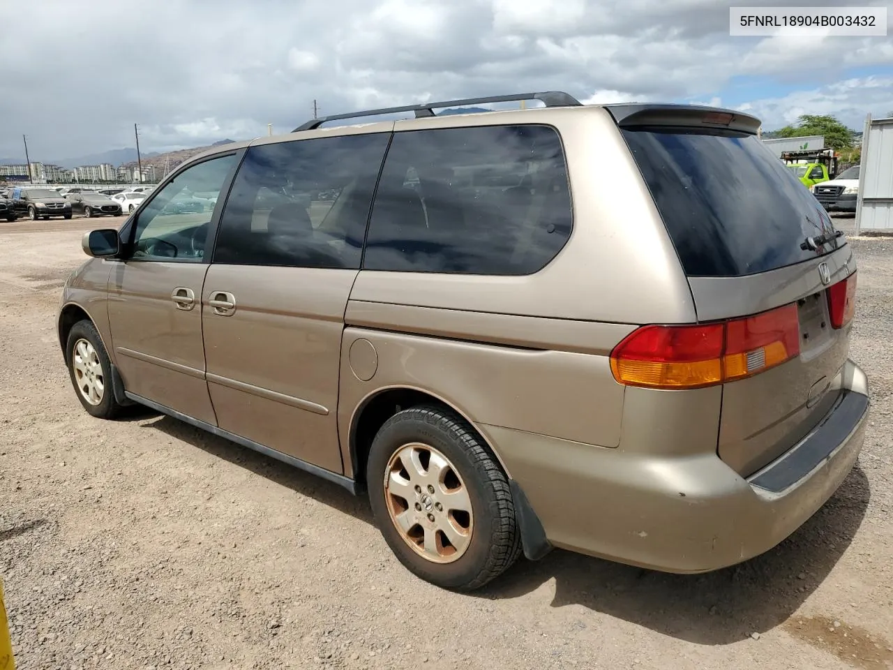 2004 Honda Odyssey Exl VIN: 5FNRL18904B003432 Lot: 73799314