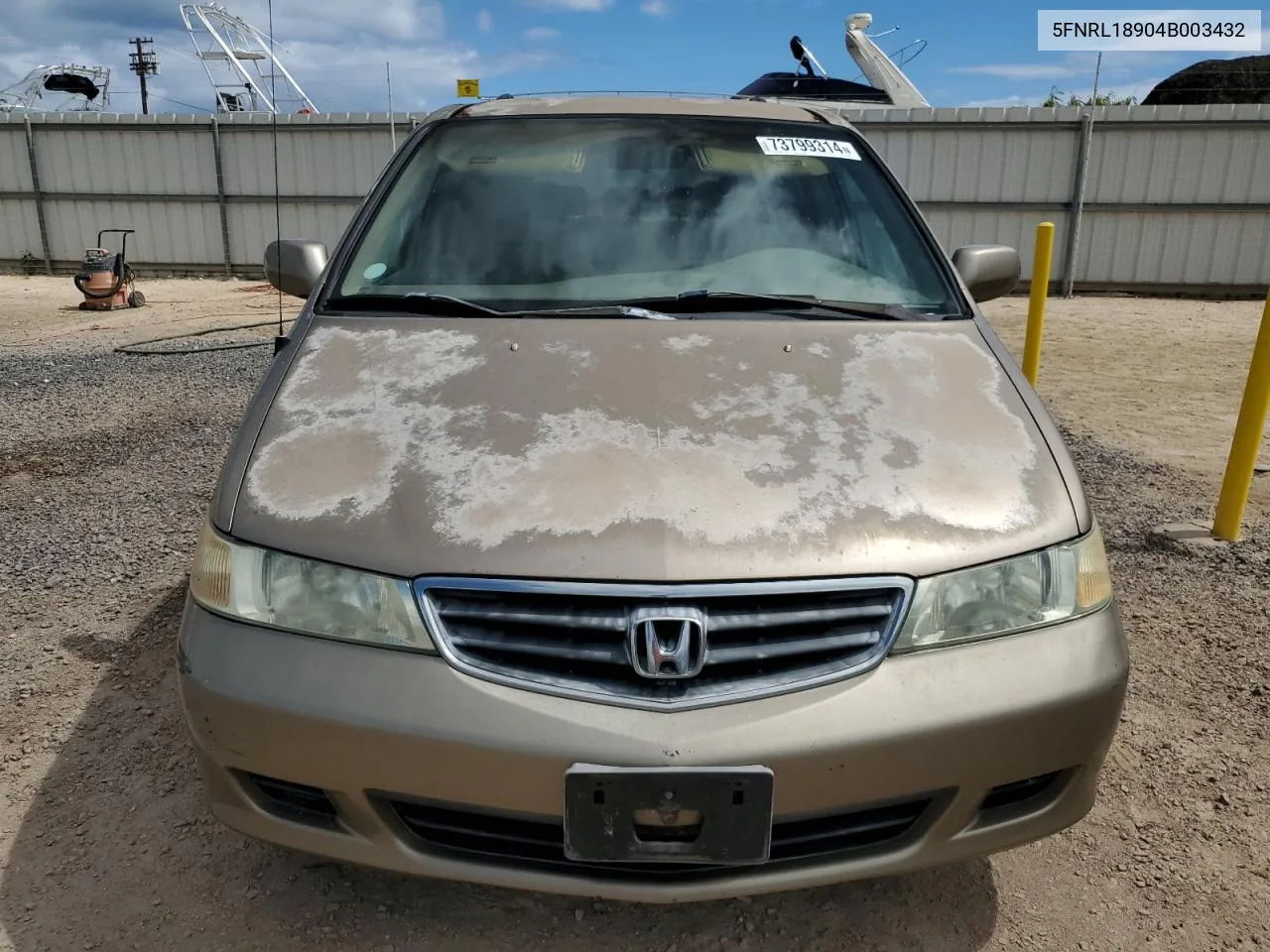 2004 Honda Odyssey Exl VIN: 5FNRL18904B003432 Lot: 73799314