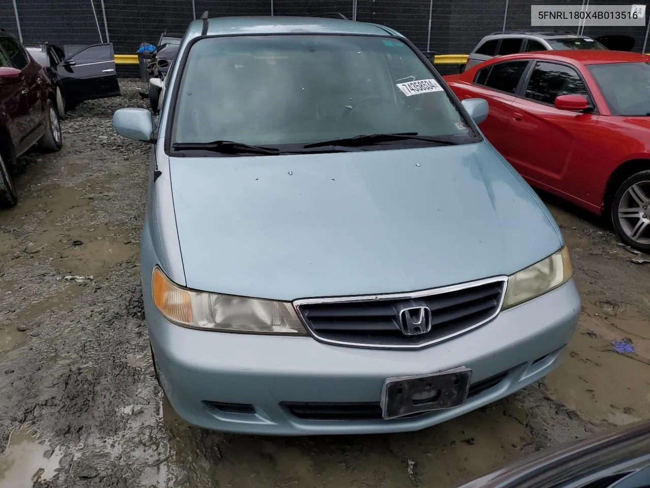 2004 Honda Odyssey Exl VIN: 5FNRL180X4B013516 Lot: 74358534