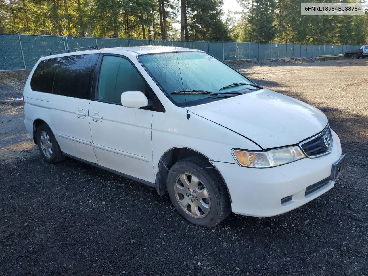 2004 Honda Odyssey Exl VIN: 5FNRL18984B038784 Lot: 74636324