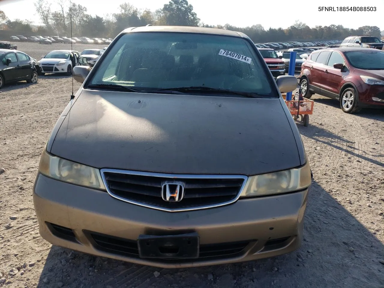 2004 Honda Odyssey Ex VIN: 5FNRL18854B088503 Lot: 78407014