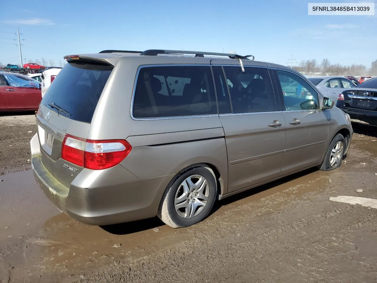 2005 Honda Odyssey Ex VIN: 5FNRL38485B413039 Lot: 47642814