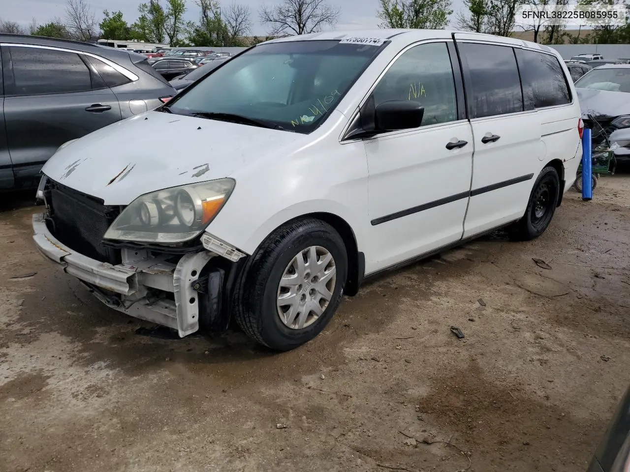 5FNRL38225B085955 2005 Honda Odyssey Lx