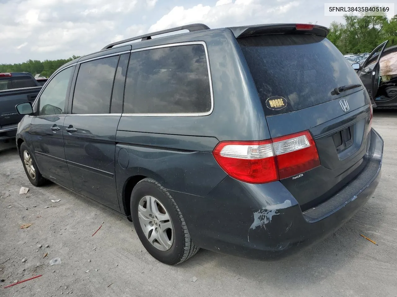 2005 Honda Odyssey Ex VIN: 5FNRL38435B405169 Lot: 51337094