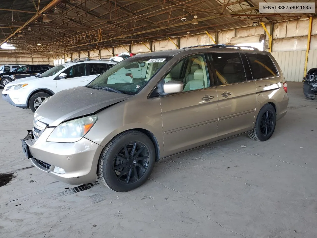 2005 Honda Odyssey Touring VIN: 5FNRL38875B041535 Lot: 51675934