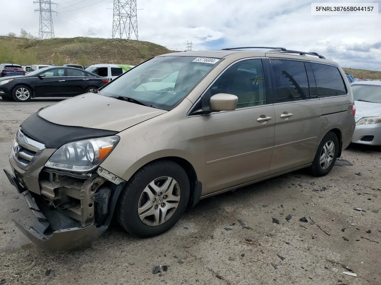 5FNRL38765B044157 2005 Honda Odyssey Exl