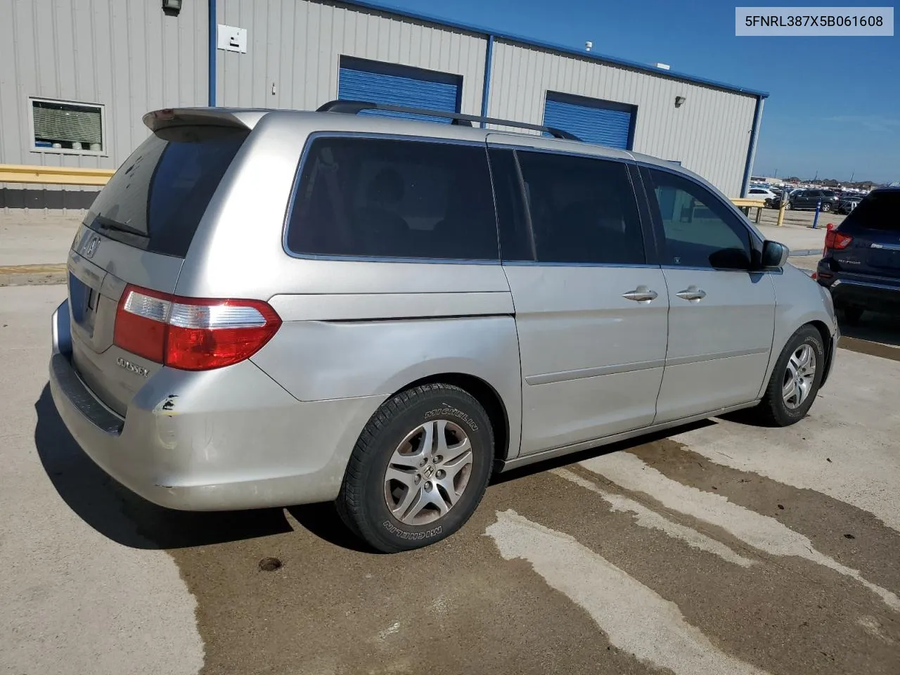 2005 Honda Odyssey Exl VIN: 5FNRL387X5B061608 Lot: 57295074