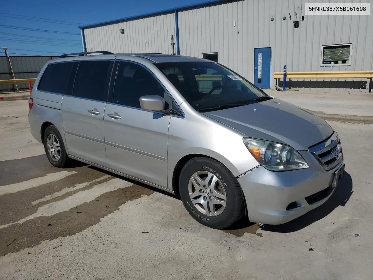 2005 Honda Odyssey Exl VIN: 5FNRL387X5B061608 Lot: 57295074