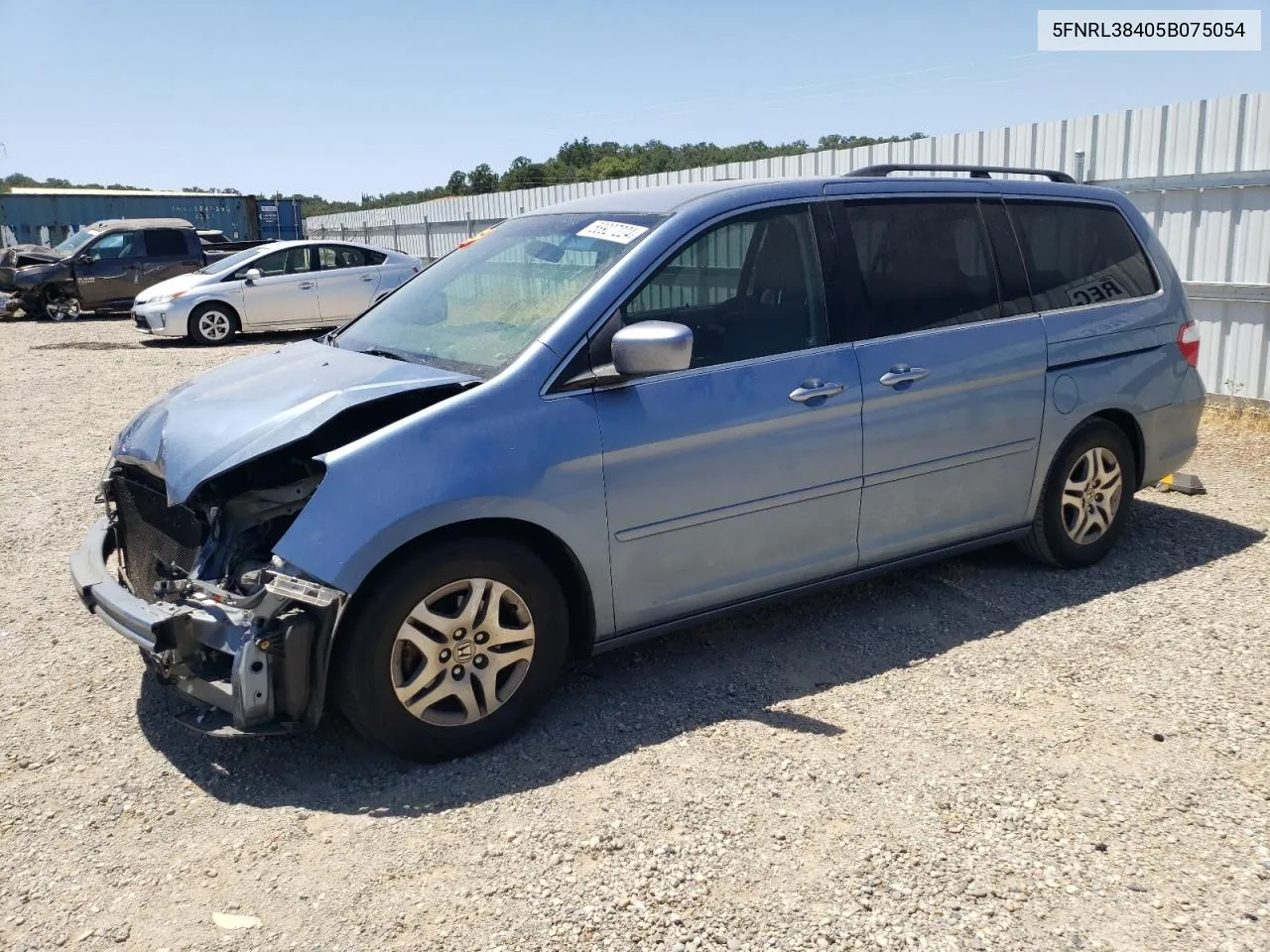 2005 Honda Odyssey Ex VIN: 5FNRL38405B075054 Lot: 58927224