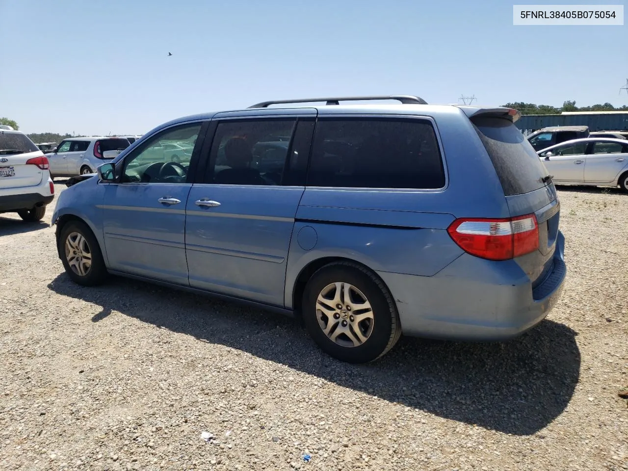 2005 Honda Odyssey Ex VIN: 5FNRL38405B075054 Lot: 58927224