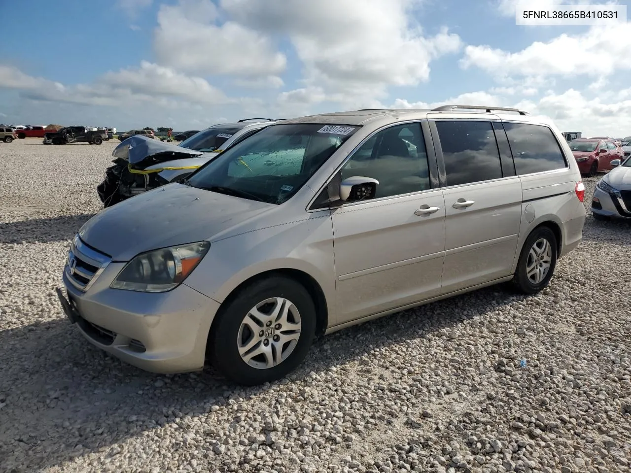 2005 Honda Odyssey Exl VIN: 5FNRL38665B410531 Lot: 60017724