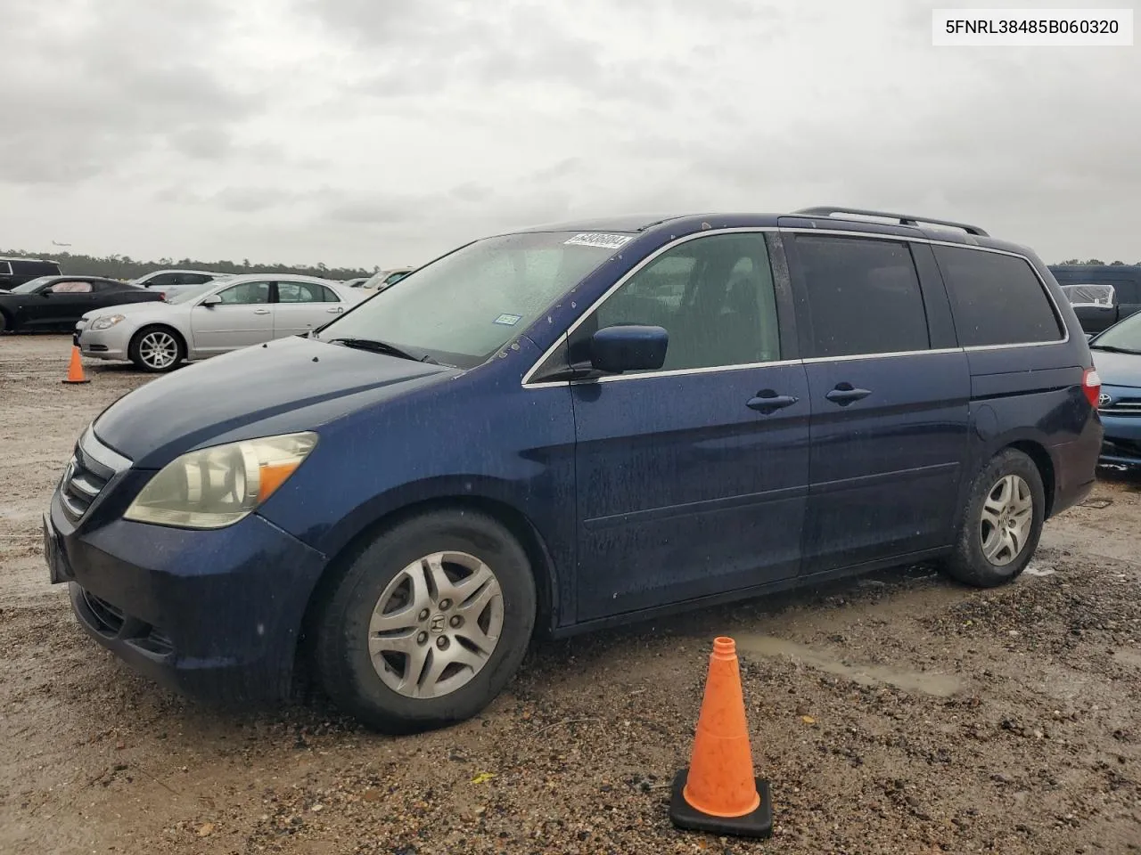 5FNRL38485B060320 2005 Honda Odyssey Ex