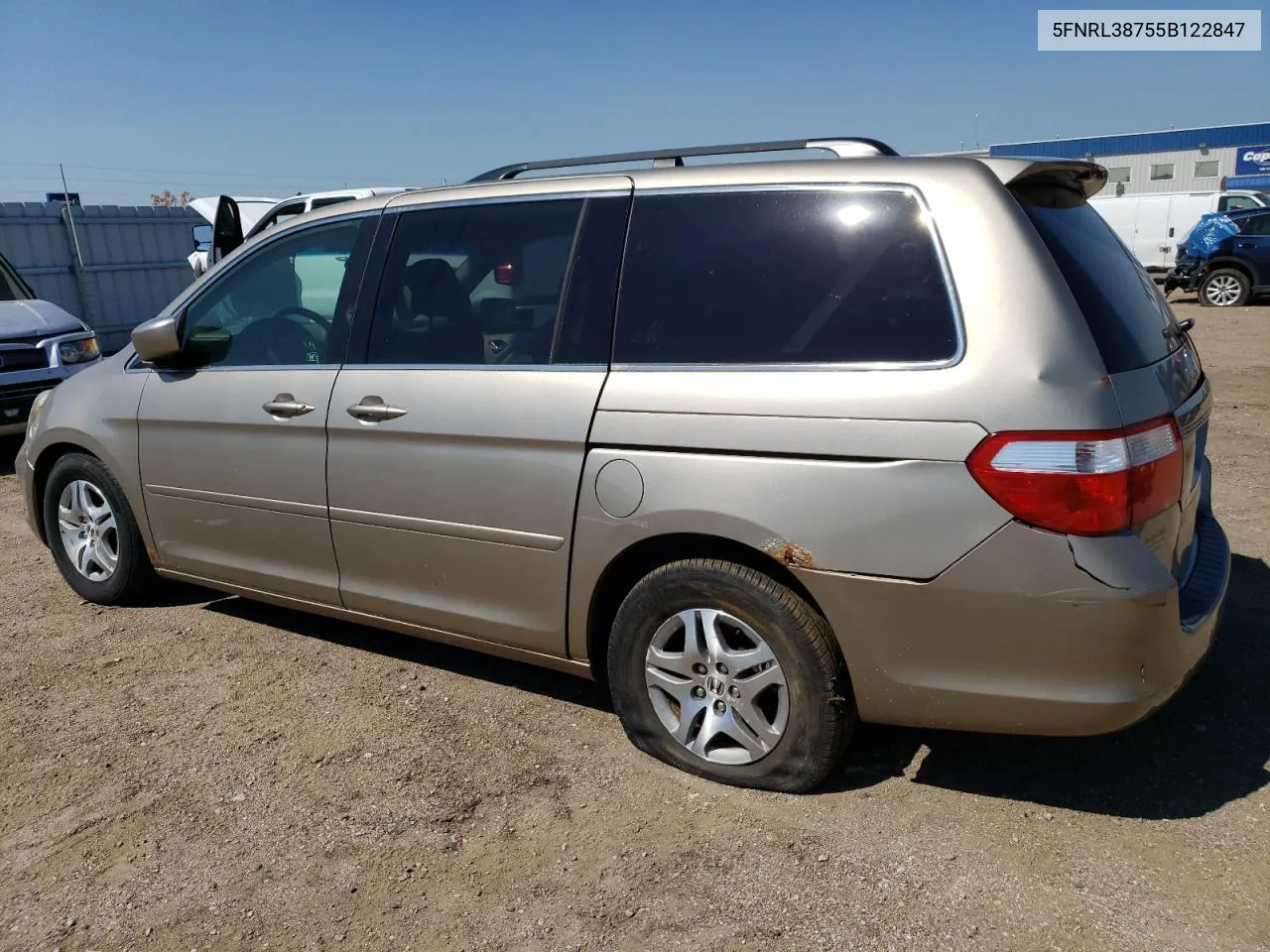 5FNRL38755B122847 2005 Honda Odyssey Exl