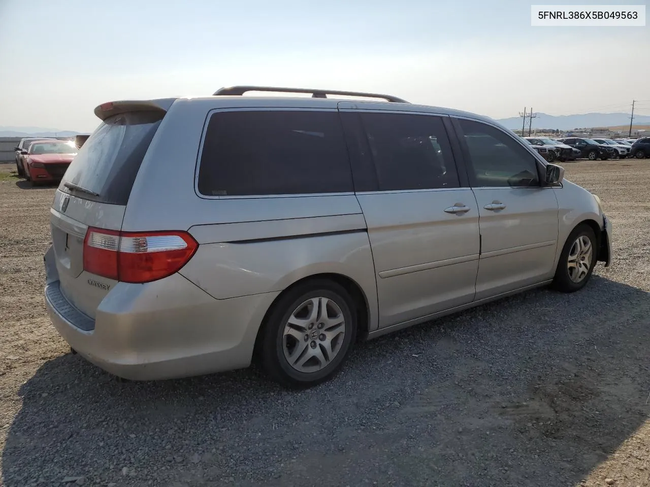 5FNRL386X5B049563 2005 Honda Odyssey Exl