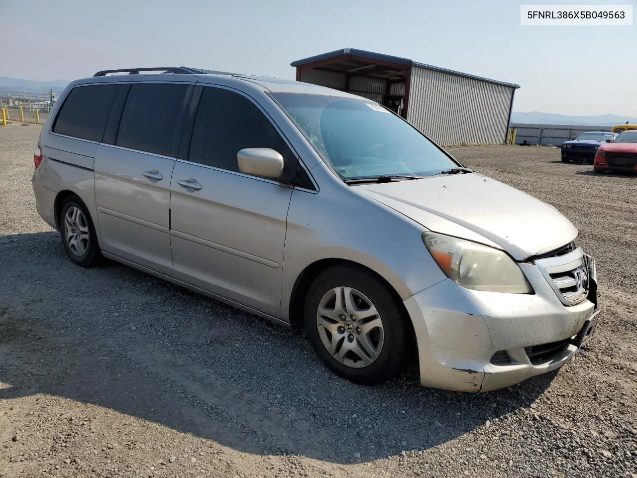 2005 Honda Odyssey Exl VIN: 5FNRL386X5B049563 Lot: 66248234