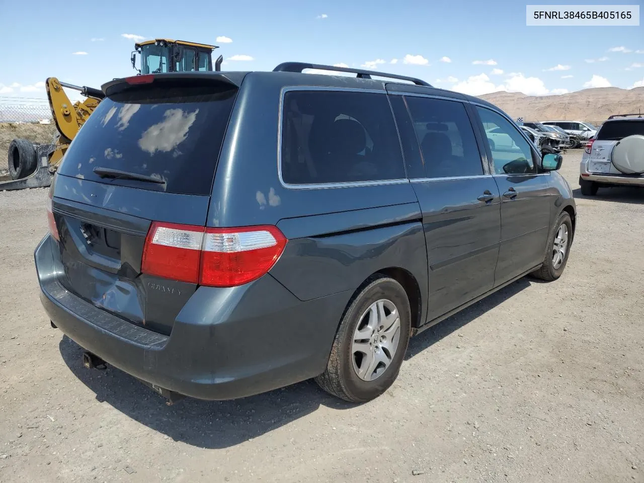 2005 Honda Odyssey Ex VIN: 5FNRL38465B405165 Lot: 67601034