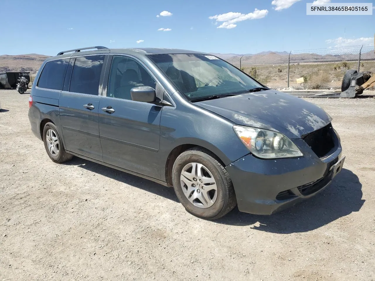 2005 Honda Odyssey Ex VIN: 5FNRL38465B405165 Lot: 67601034