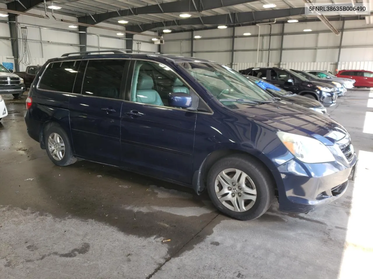 2005 Honda Odyssey Exl VIN: 5FNRL38635B006490 Lot: 67863554