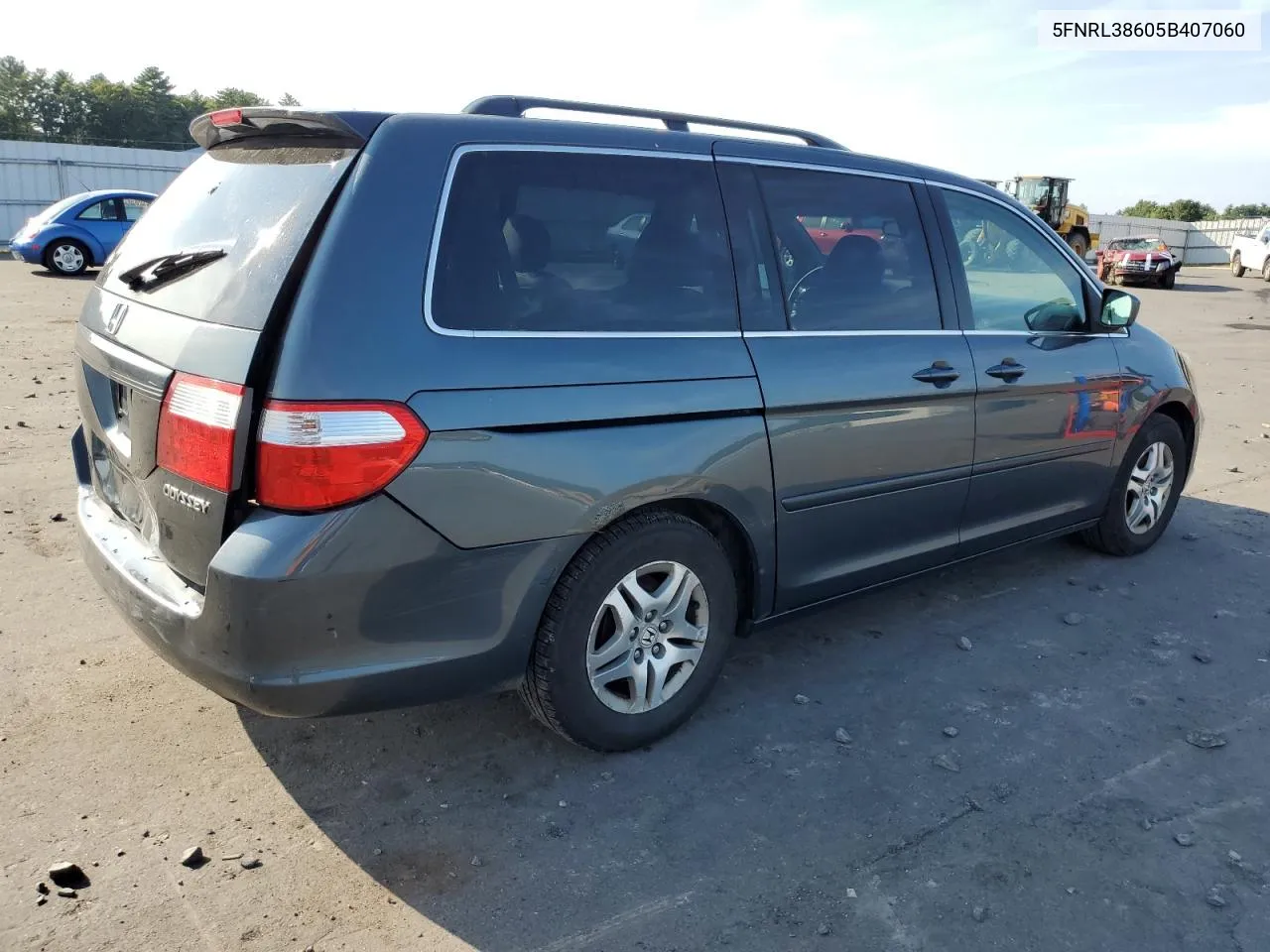 2005 Honda Odyssey Exl VIN: 5FNRL38605B407060 Lot: 68039854