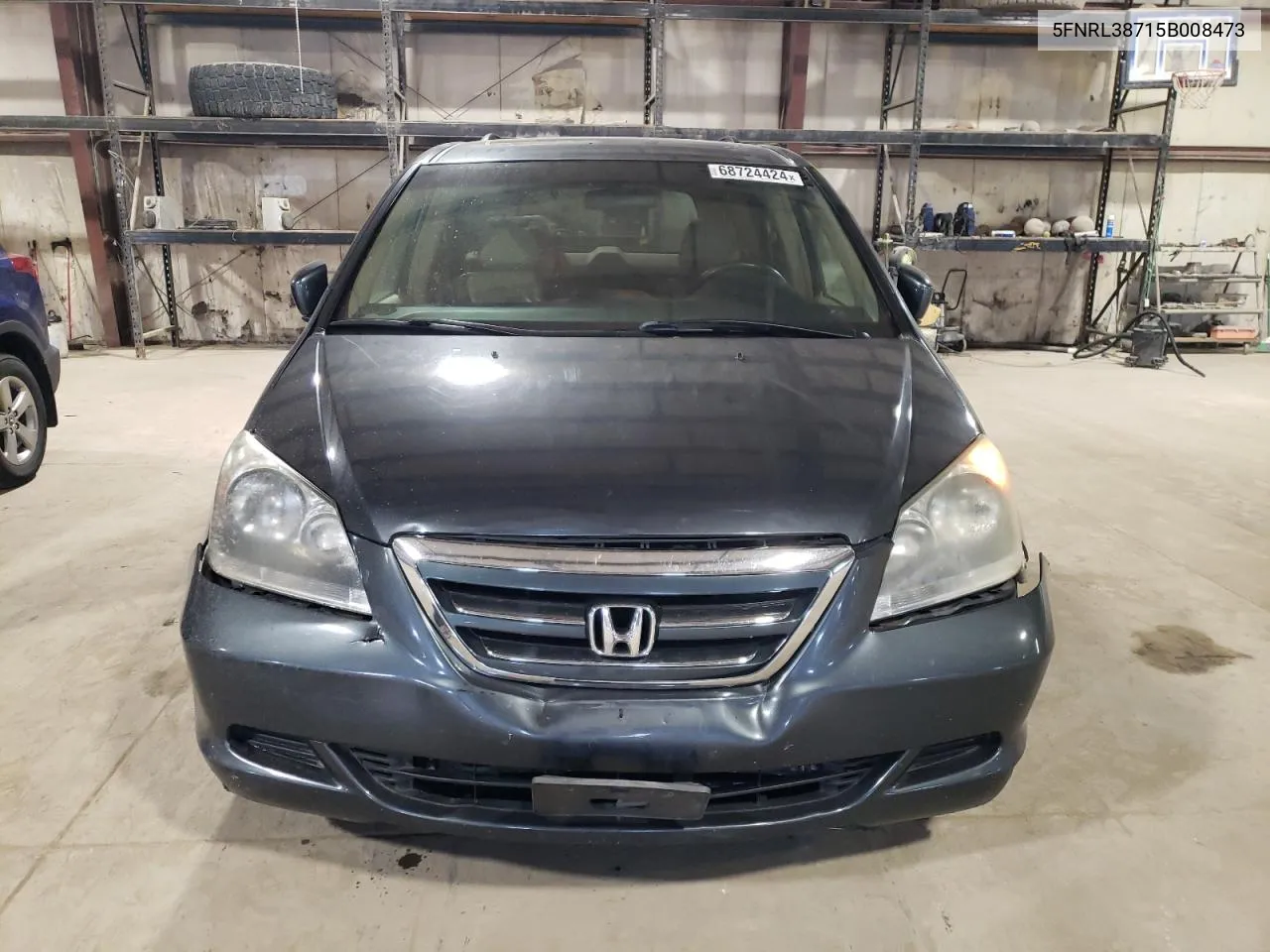 2005 Honda Odyssey Exl VIN: 5FNRL38715B008473 Lot: 68724424