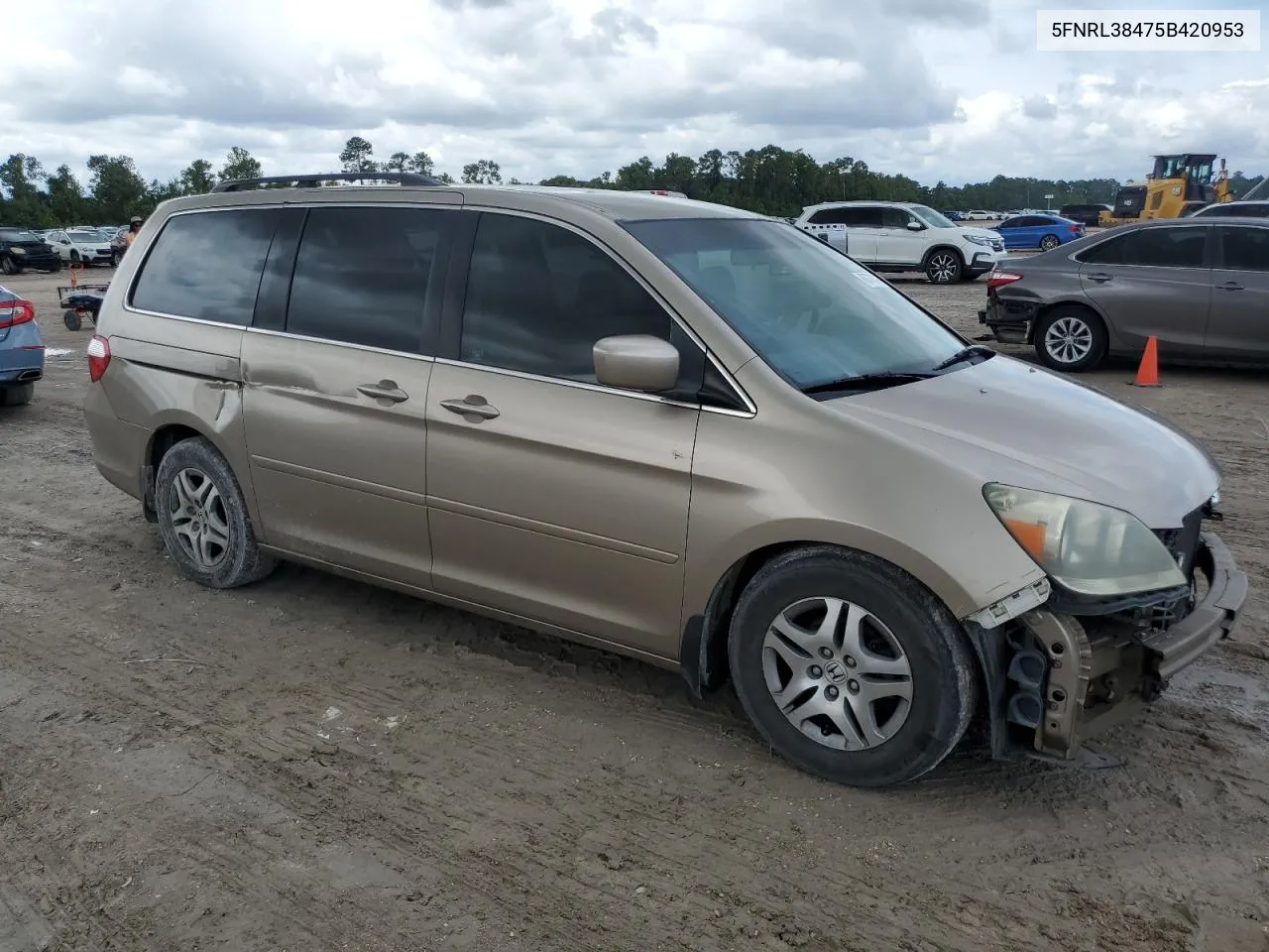 5FNRL38475B420953 2005 Honda Odyssey Ex