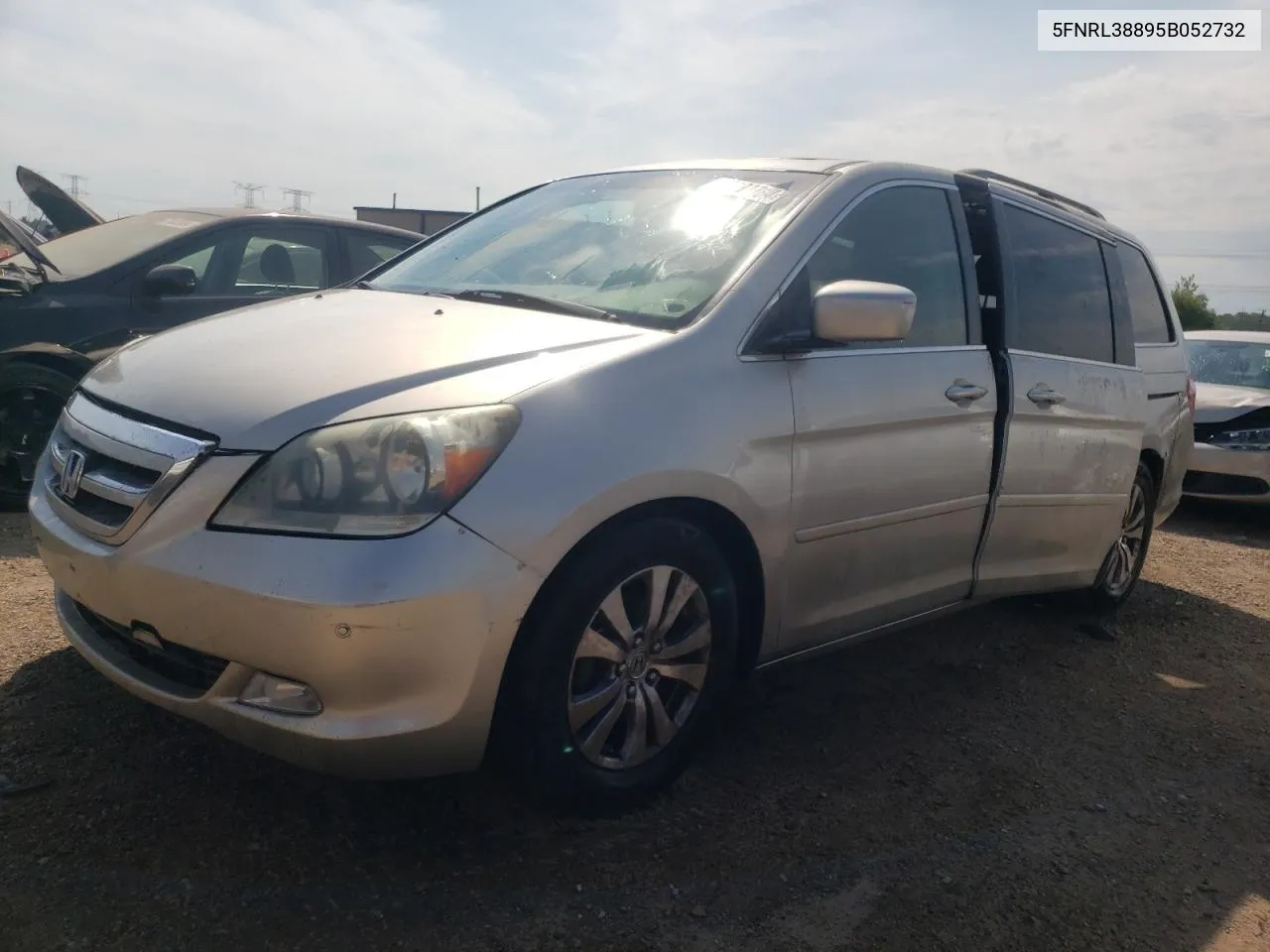 2005 Honda Odyssey Touring VIN: 5FNRL38895B052732 Lot: 69893784