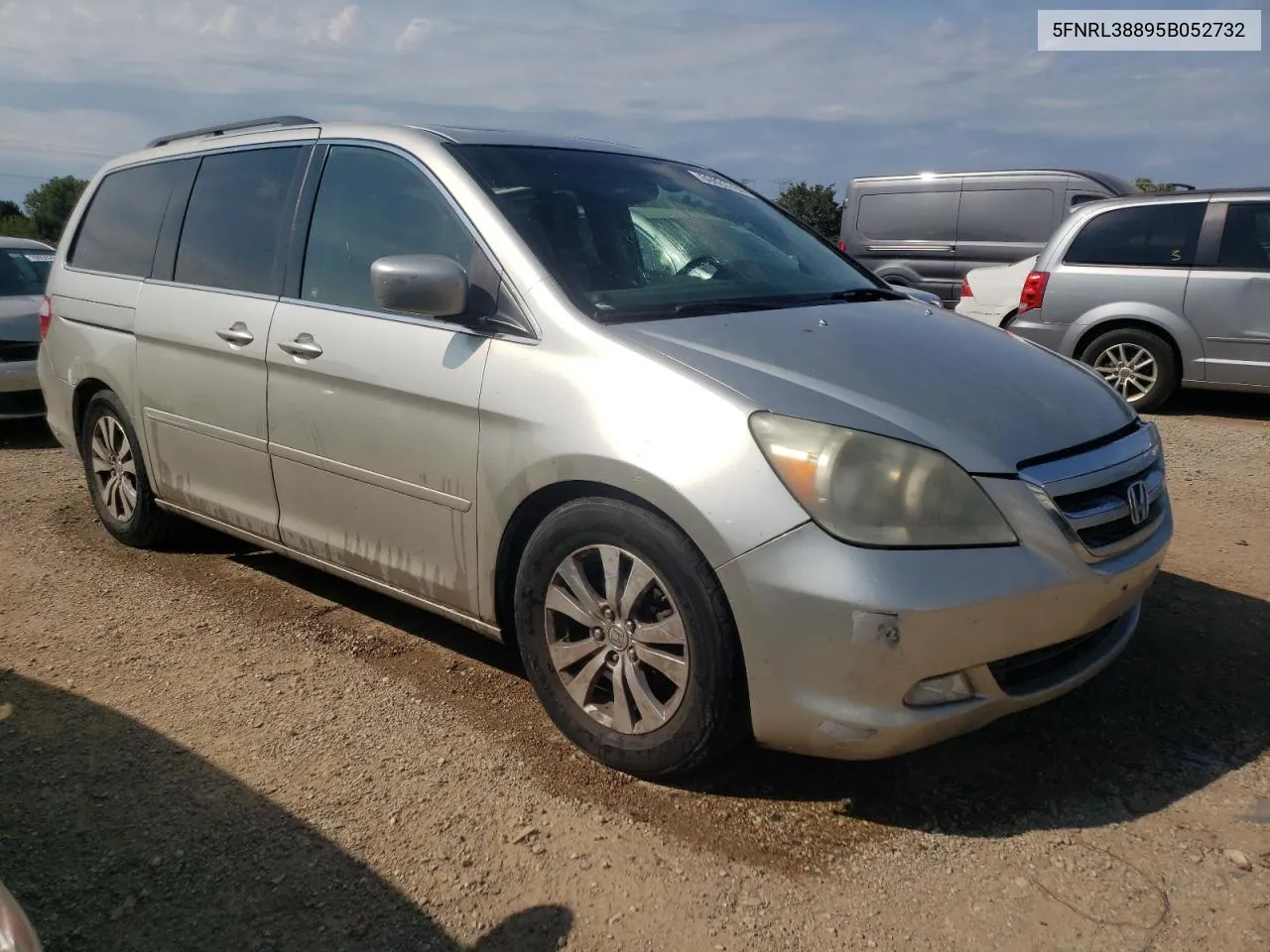 2005 Honda Odyssey Touring VIN: 5FNRL38895B052732 Lot: 69893784