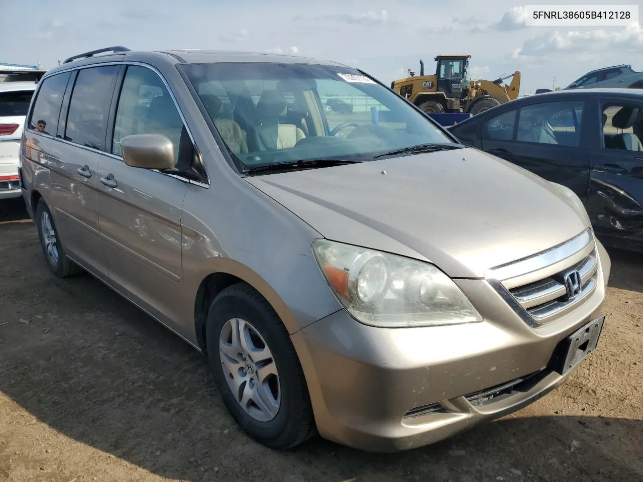 5FNRL38605B412128 2005 Honda Odyssey Exl