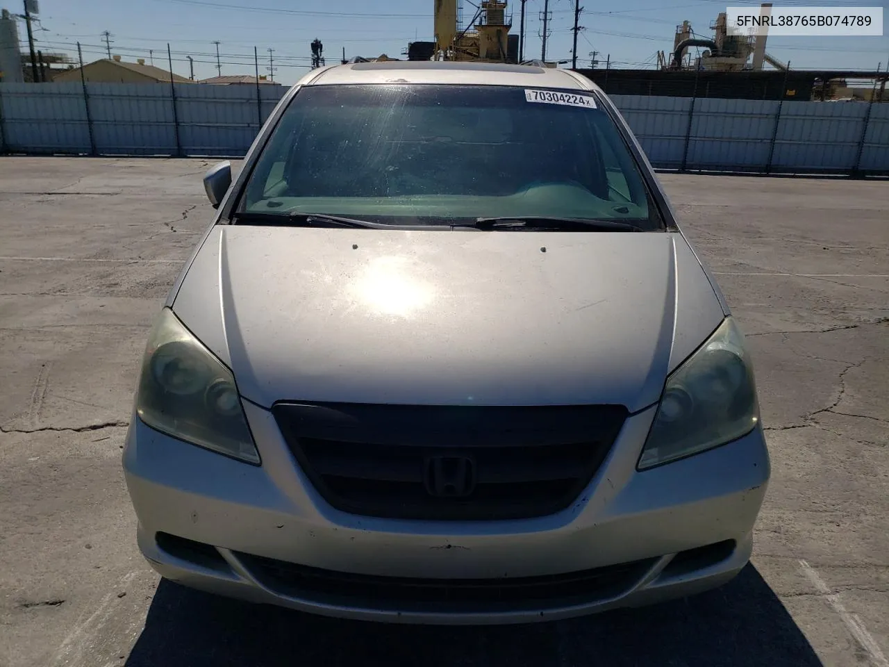 5FNRL38765B074789 2005 Honda Odyssey Exl