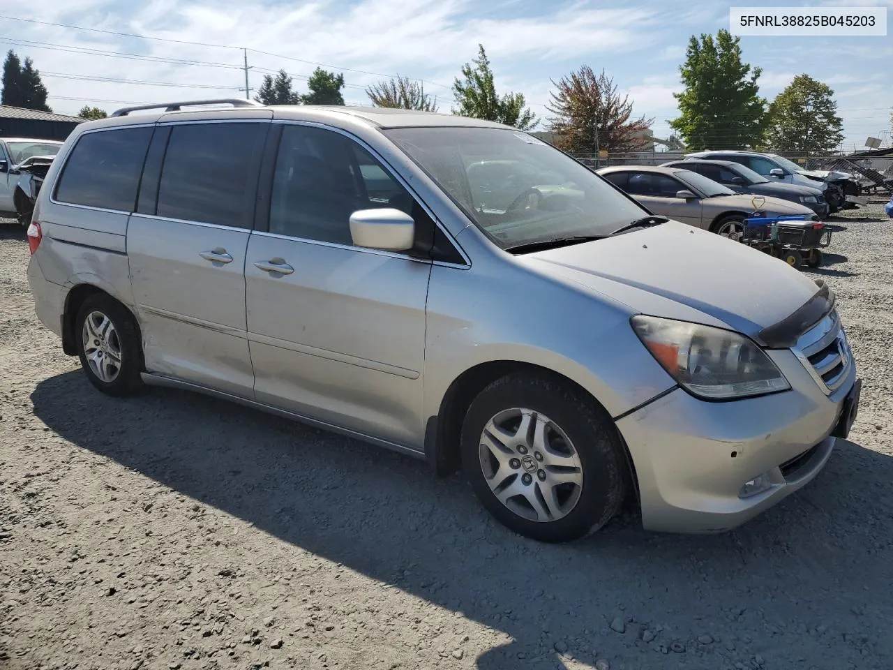 5FNRL38825B045203 2005 Honda Odyssey Touring