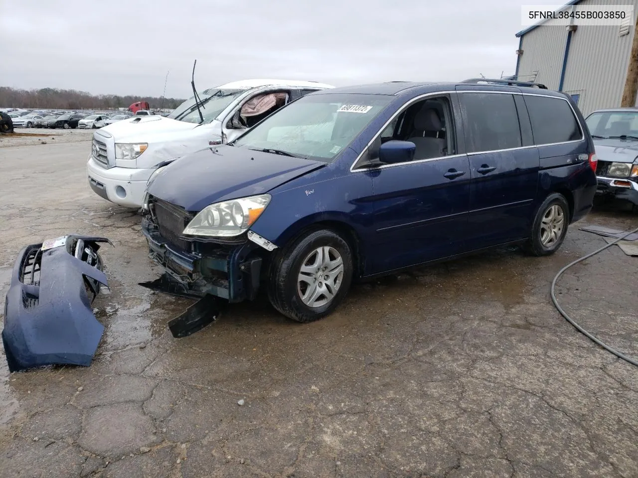 5FNRL38455B003850 2005 Honda Odyssey Ex