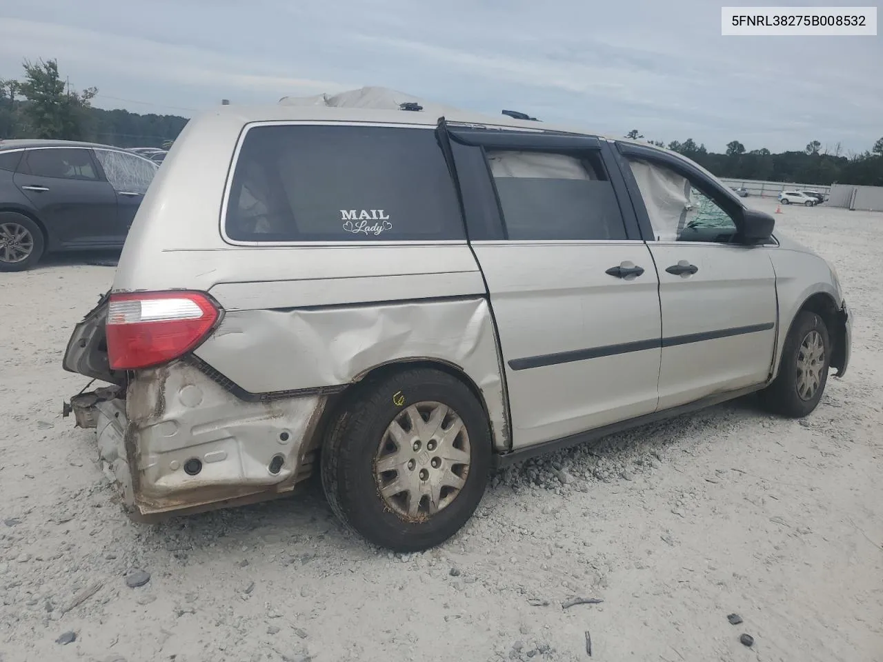 2005 Honda Odyssey Lx VIN: 5FNRL38275B008532 Lot: 70598724