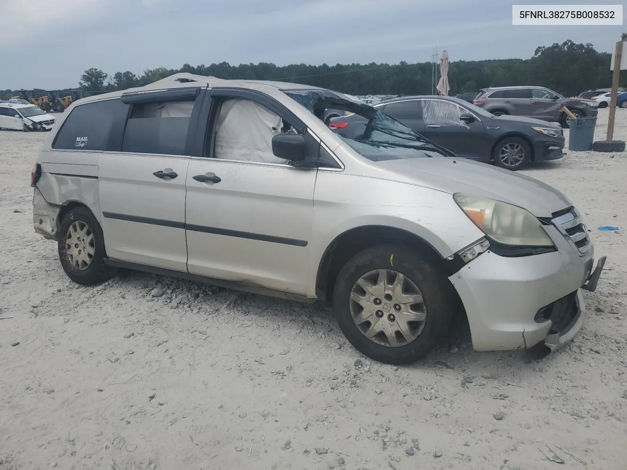 2005 Honda Odyssey Lx VIN: 5FNRL38275B008532 Lot: 70598724