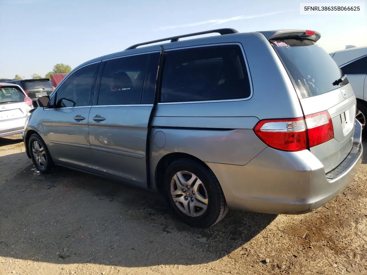 2005 Honda Odyssey Exl VIN: 5FNRL38635B066625 Lot: 71404674