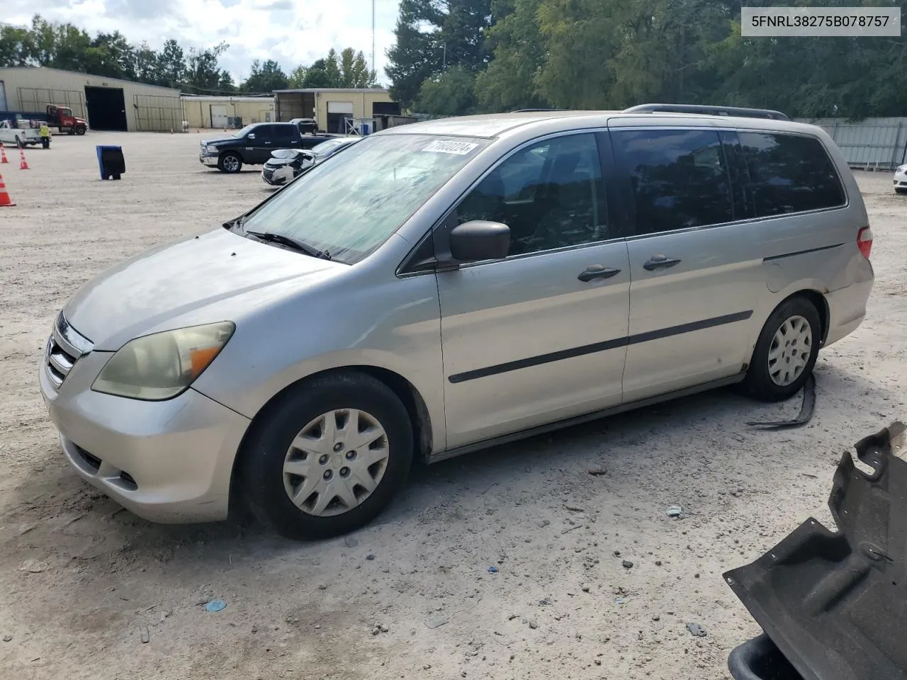 2005 Honda Odyssey Lx VIN: 5FNRL38275B078757 Lot: 71600224