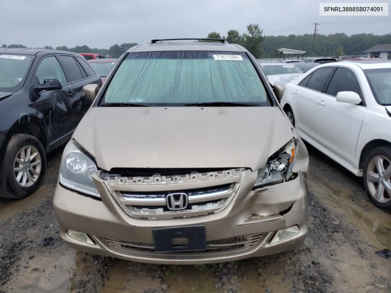 5FNRL38885B074091 2005 Honda Odyssey Touring