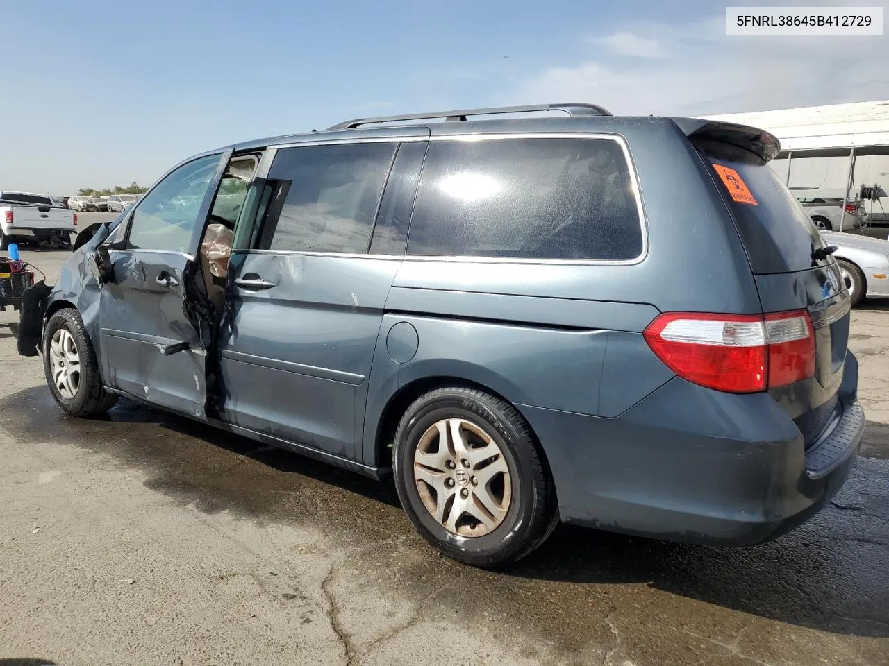 5FNRL38645B412729 2005 Honda Odyssey Exl