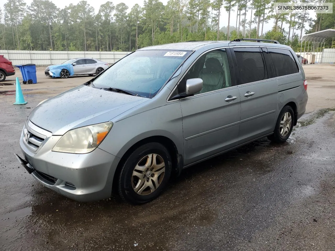 2005 Honda Odyssey Exl VIN: 5FNRL38675B067373 Lot: 71815984